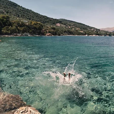 Pitsimenti Center For Peace, Private Boat - Sea Access And Closest Point To Marathonisi Island Campeggio *